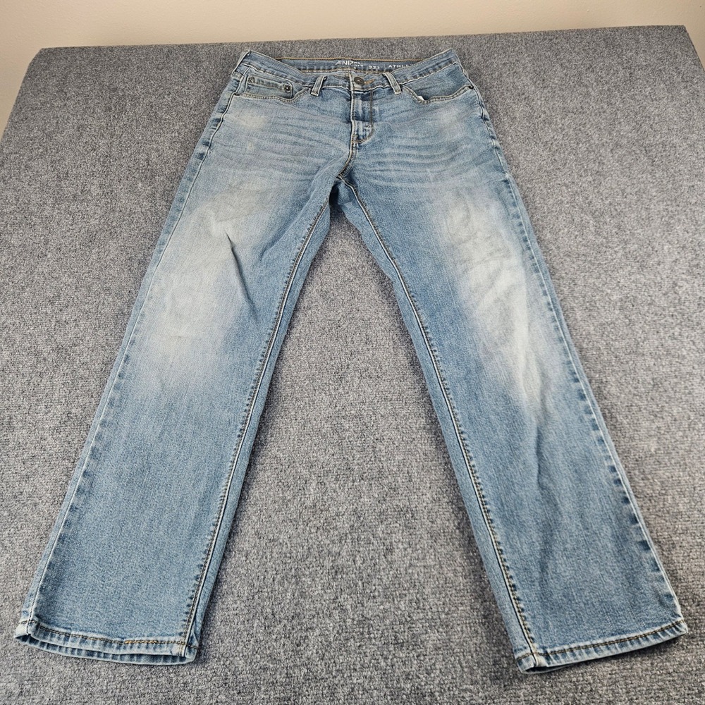 Denizen Levi's 231 Athletic Fit Light Wash Blue Jeans Mens 32x30